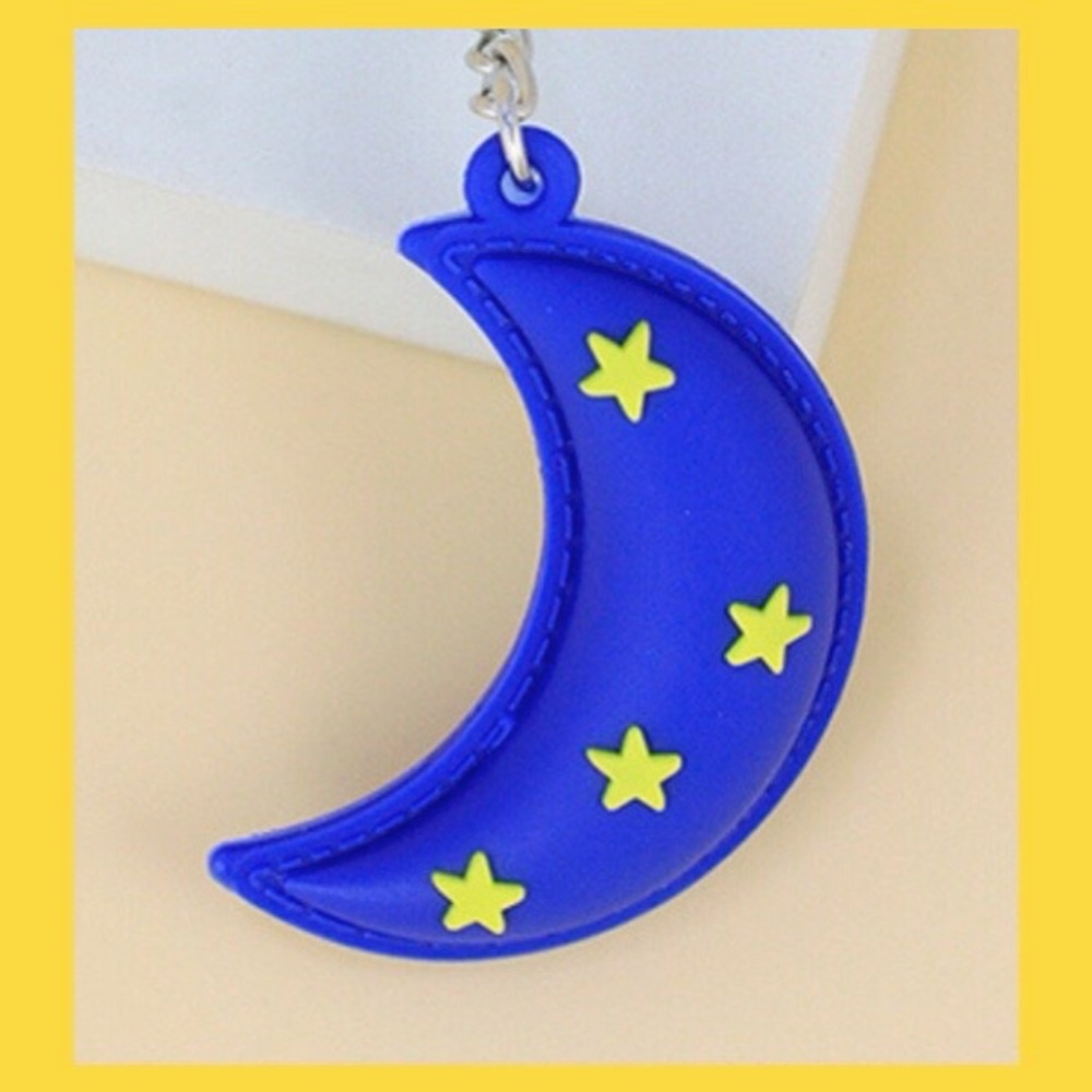 New!!Blue Moon Keychain / Purse Charm.